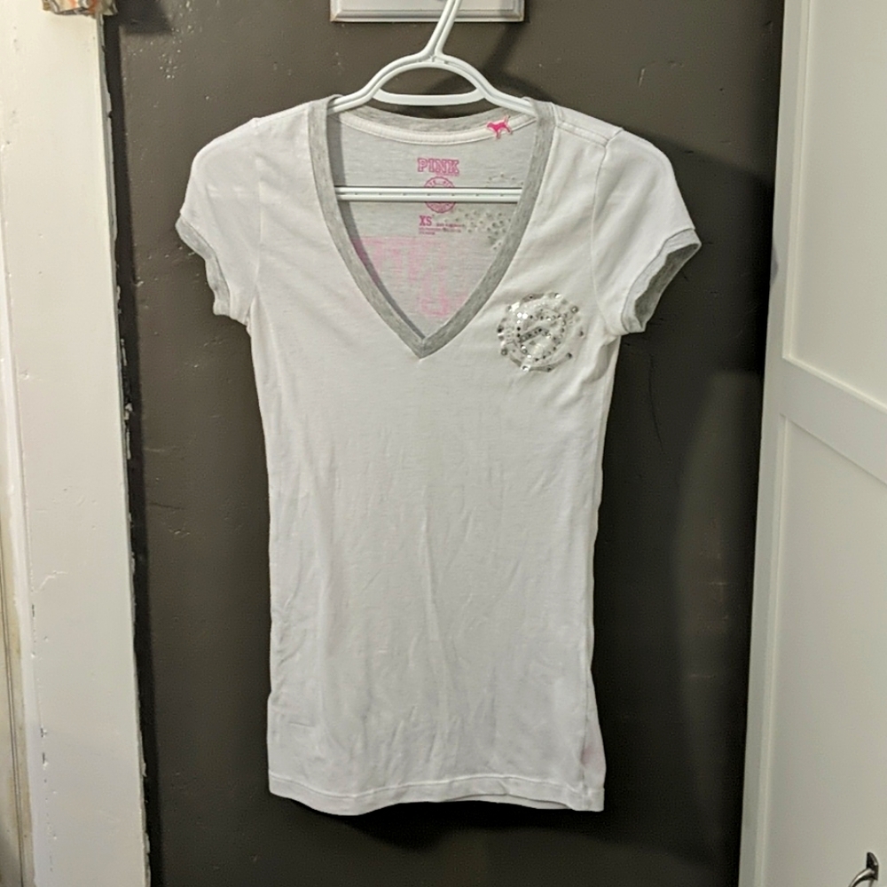 Victoria's Secret PINK XS White Tee